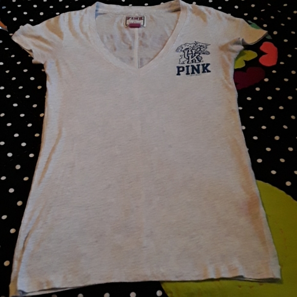 PINK Victoria's Secret Tops - PINK VICTORIA'S SECRET KENTUCKY TEE